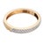 Contemporary Vintage 2.30 Carat Diamond 14k Yellow Gold Bangle Bracelet For Sale - Image 3 of 6