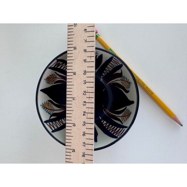 1960s Mid Century Modern Royal Copenhagen Fajance Bowl For Sale In San Francisco - Image 6 of 6