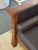 Animal Skin Maria Yee Cambria Leather + Wood Sofa For Sale - Image 7 of 12