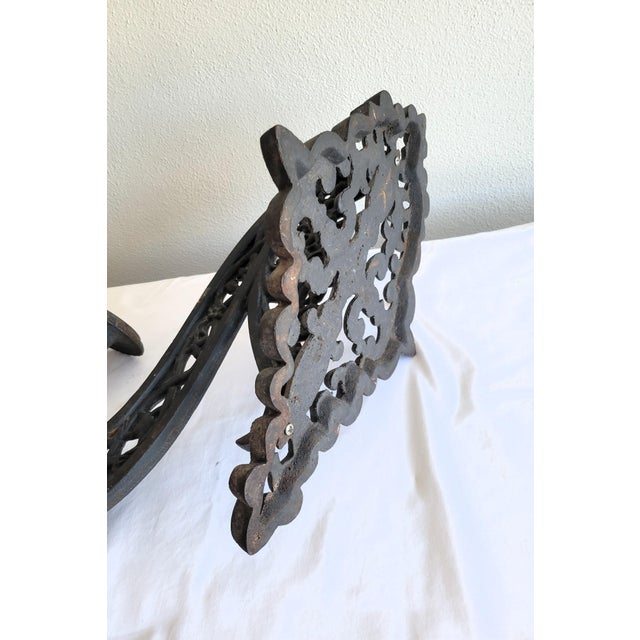 Vintage Cast Iron Candle Sconce For Sale In Providence - Image 6 of 6