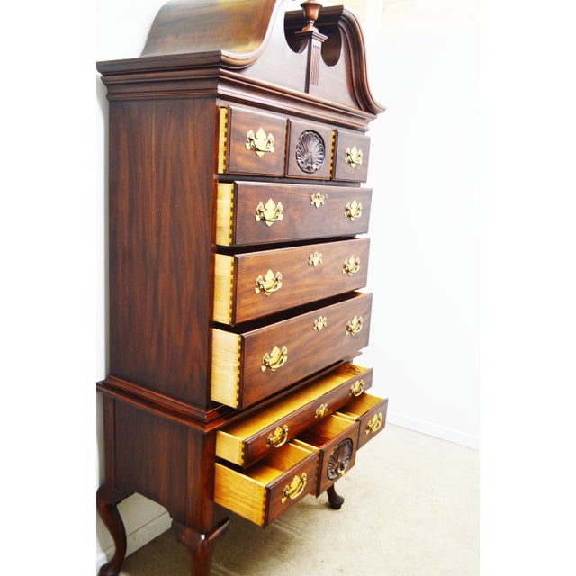 Henkel Harris Mahogany Highboy For Sale In Philadelphia - Image 6 of 8