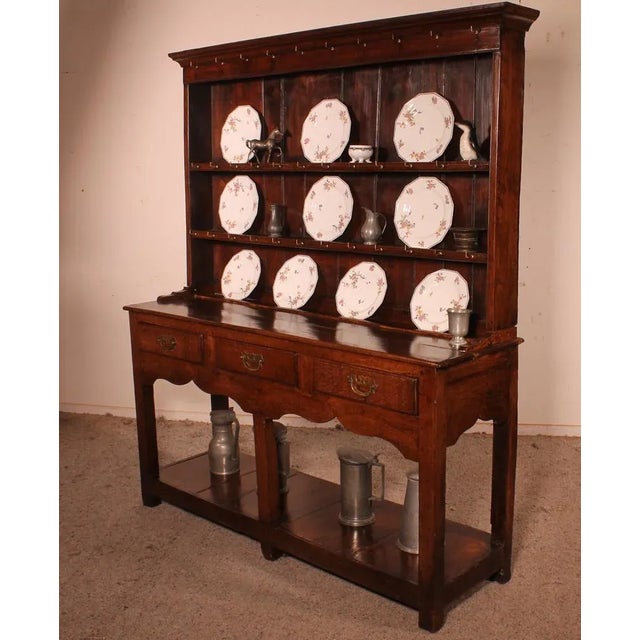18th Century Welsh Oak Dresser For Sale - Image 4 of 12