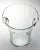 Glass Ice bucket Slender classic elegance describes this minimalist wine or champagne bucket. Thumbprint handles make it...