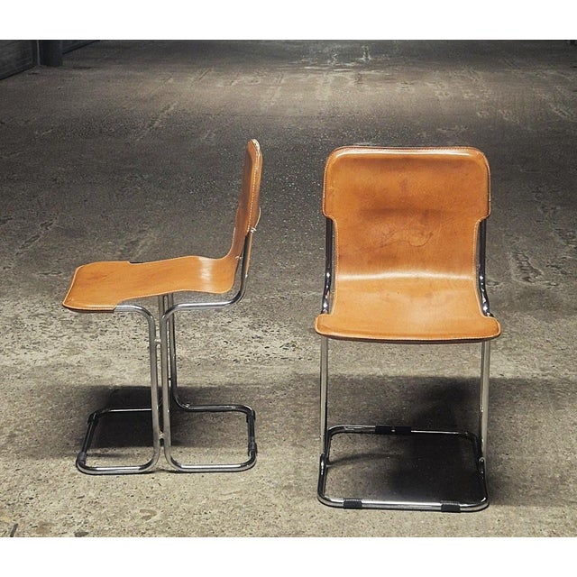 Mid-Century Modern Calla Chairs by Antonio Ari Colombo for Arflex, 1970, Set of 2 For Sale - Image 3 of 7