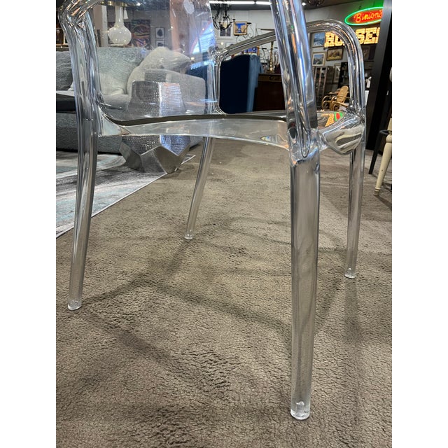 Plastic Casprini X Marcello Ziliani Clear Acrylic Tiffany Chair For Sale - Image 7 of 8