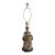 1970s Chinoiserie Green Ceramic Lamp For Sale