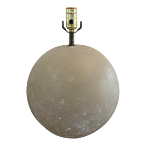 Late 20th Century Bon Art Moonscape Cratered Plaster Table Lamp