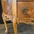 French Louis XV Elegant Demilune Marble Top Side Table & Petite Cabinet For Sale In Portland, ME - Image 6 of 12