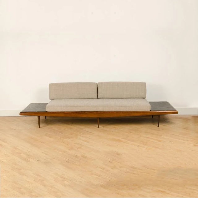 Mid-Century Modern Walnut Sofa C 1950s For Sale In Philadelphia - Image 6 of 13