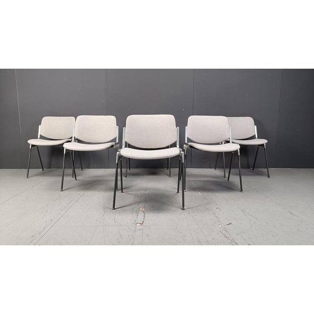 Vintage DSC 106 Side Chairs by Giancarlo Piretti for Castelli, 1970s, Set of 6 For Sale - Image 13 of 18