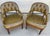 A handsome set of four vintage club chairs by Lewittes Furniture, Inc. of Taylorsville, North Carolina, featuring original...