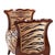 Each bench features a richly figured kingwood frame with a hand-carved apron, graceful cabriole legs, and finely molded...