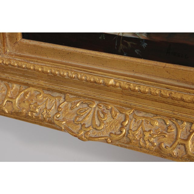 Artist Signed Framed Still Life Oil Paint on Canvas For Sale - Image 9 of 16