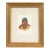 1980 "Man From Zia Pueblo" Casein Painting by Hubert Wackermann For Sale