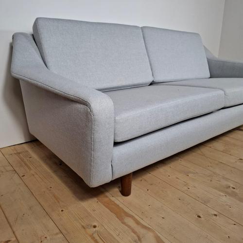 Vintage Two-Seater Sofa Upholstered in Kvadrat Fabric – Mid-Century Modern Design