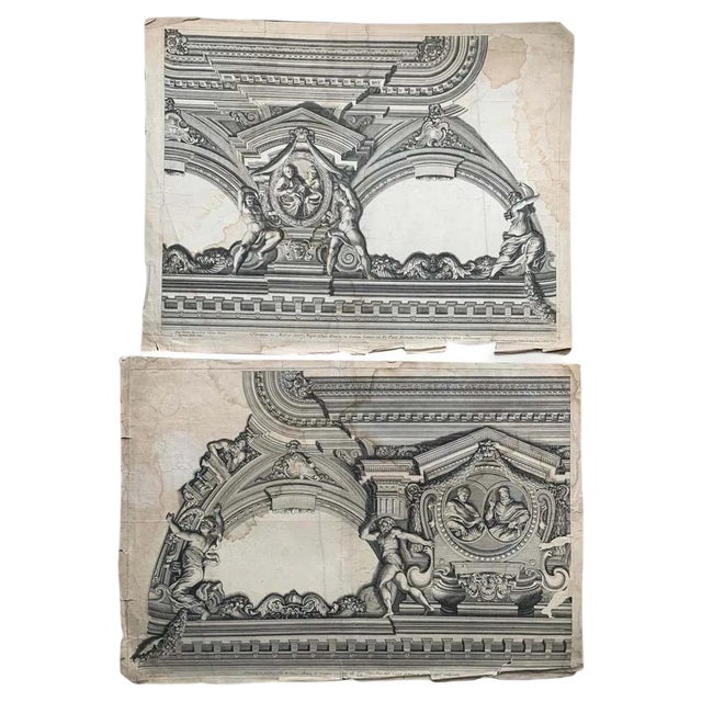 Bernard De Bailliu, Pitti Palace, Venus Room, 17th Century, Engraving For Sale