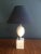 1970s Philippe Barbier, Travertin and Chrome Lamp, circa 1970 For Sale - Image 5 of 13
