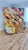 Orange Handmade Moroccan Boujaad Rug, Rainbow Diagonal Chevron, 9' X 6'4" For Sale - Image 8 of 16