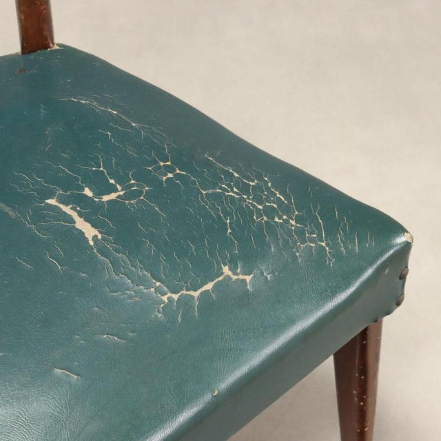 Vintage Chair in Stained Beech, 1950s For Sale - Image 11 of 13