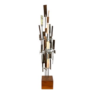 Mid Century Brutalist Sculpture After Harry Bertoia For Sale