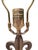 Vintage Chelsea House Neoclassical Lyre Table Lamp With Lamp Shade For Sale - Image 15 of 18
