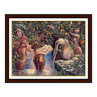 Late 20th Century Jungle Spa, Wen Ze Chen For Sale