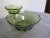 1960's Anchor Hocking Avocado Green Swedish Modern Chip and Dip Set For Sale - Image 9 of 9