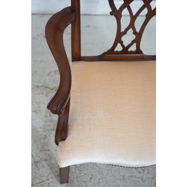 Set of 6 Baker Mahogany Dining Chairs For Sale In Philadelphia - Image 6 of 18