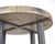 Industrial Style Round Machined Iron Center Table on Casters For Sale - Image 9 of 18