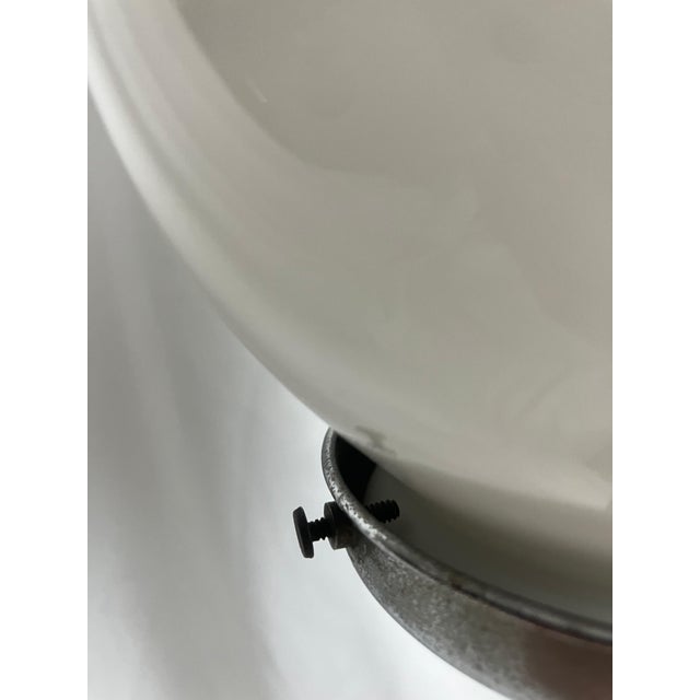 Art Deco Marble and Chrome Table Lamp For Sale - Image 3 of 10