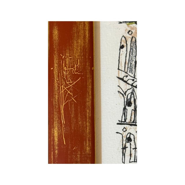 Theo Tobiasse “Rebecca” — 1984 Framed Limited-Edition Lithograph For Sale - Image 11 of 13