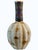 Tall Art Glass Vase With Melon Ribbing, Gilt and Enamel Opal Glass Attributed to Harrach, 1880s-1920's. For Sale - Image 4 of 15