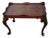 Antique Carved & Inlaid Walnut French Style Accent Table For Sale