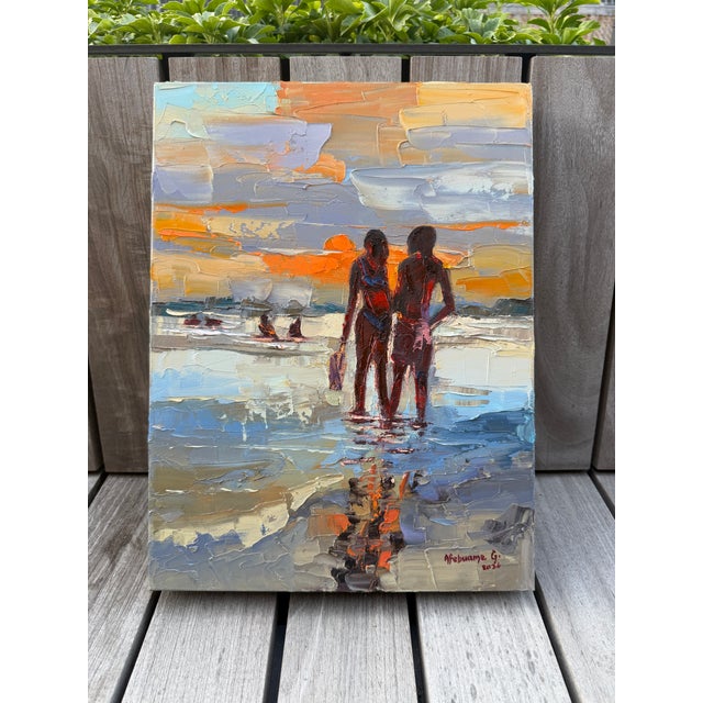 Early 21st Century Transient Moment, by Godfrey Afebuame (2026). Oil on Canvas, Newly Made, Early 21st Century, Impressionism For Sale - Image 5 of 6