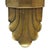 Art Deco 1930s Oversized Art Deco Brass Architectural Theater Lighting Sconces - Set of 4 For Sale - Image 3 of 7
