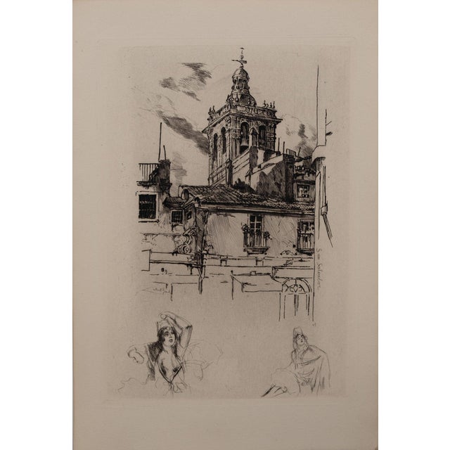 Alméry Lobel-Riche, San Salvador, Etching For Sale