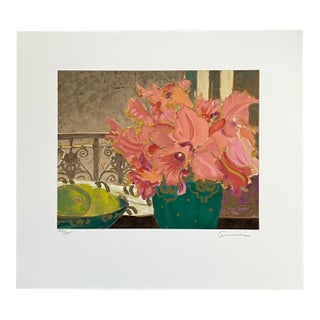 Ellen Gunn Petite Fleur Suite I Circa 1990 Reproduction Print For Sale