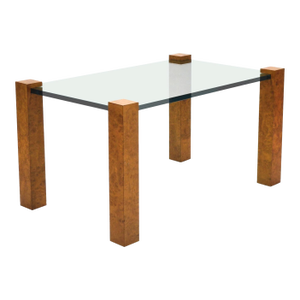 Milo Baughman Cube Leg Table by Thayer Coggin