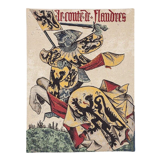 Duke of Flanders Loom Woven Tapestry - 95 X 70 Cm (3'1" X 2'5") - Requires Rod Size 2 For Sale