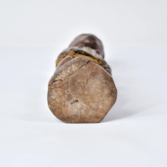 Early 20th Century Tabwa Figure Miniature 11 Inch For Sale - Image 11 of 12
