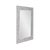Plastic Off Grid Vanity Mirror - Gray For Sale - Image 7 of 11