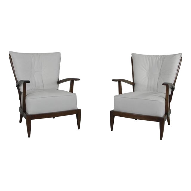 Mid-Century Armchairs by Paolo Buffa, 1950, Set of 2 For Sale