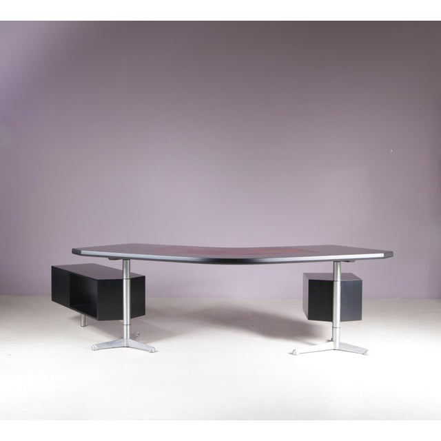 Desk by Osvaldo Borsani for Tecno, Milan, Italy, 1950s For Sale - Image 9 of 16