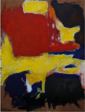 Giorgio Lo Fermo, Informal Painting, 2015, Oil on Plywood