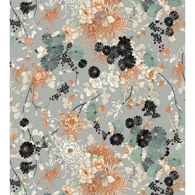 Contemporary Sample - Jean Paul Gaultier for The House of Scalamandr�� Yokata Wallcovering, Naturel For Sale - Image 3 of 3
