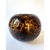 Mid 20th Century Large Tortoiseshell Art Glass Bowl Sphere Vase Amber Brown Hand Blown Decor For Sale - Image 5 of 9