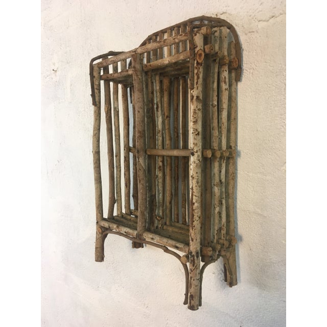 1960s Primitive Wooden Shelf For Sale - Image 5 of 6