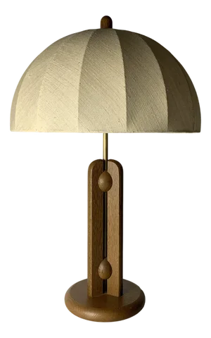 Large Mid-Century Space Age Mushroom Table Lamp from Hustadt Leuchten, 1970s