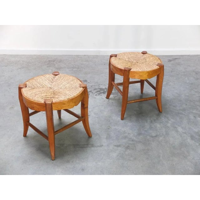 Set of Rustic French Stools, 1960s For Sale - Image 6 of 13