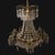 Gustavian (Swedish) Antique Prism Chandelier, 1900 For Sale - Image 3 of 5